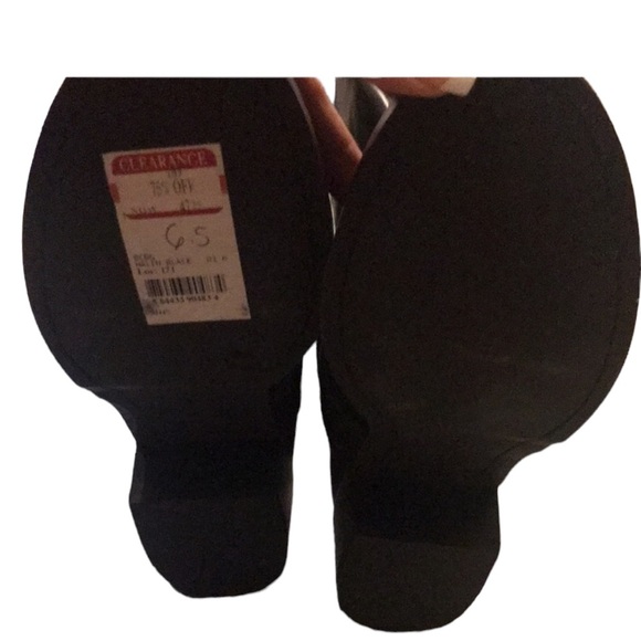 BCBG Silver Studded Black Short Biker Style Boots - Picture 6 of 9